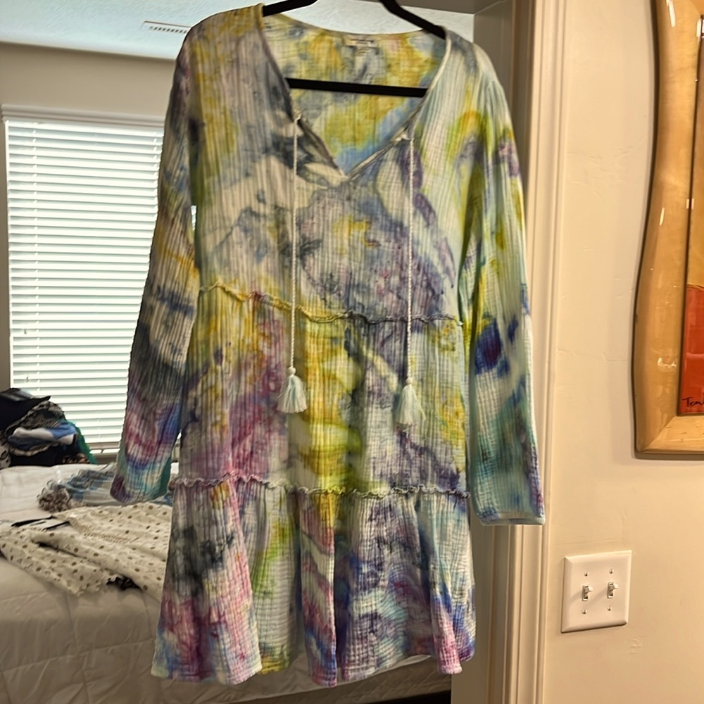 Tie-dyed dress